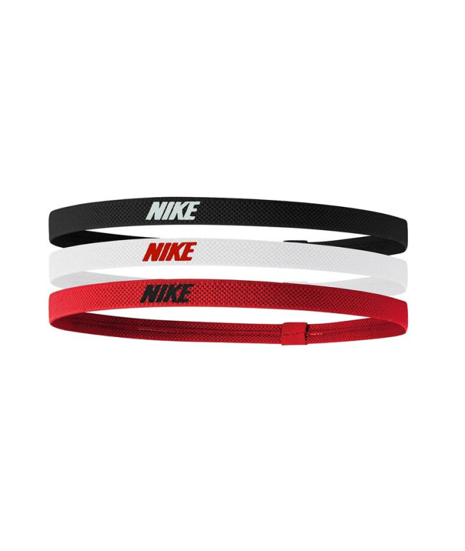 Ruban de pelo fitness Nike Elastic 2.0 Rouge