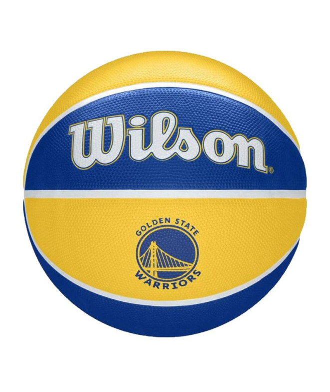Bola de basquetebol Wilson NBA Team Tribute Warriors Amarelo