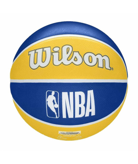 Balle de basket-ball Wilson NBA Team Tribute Warriors Jaune 2