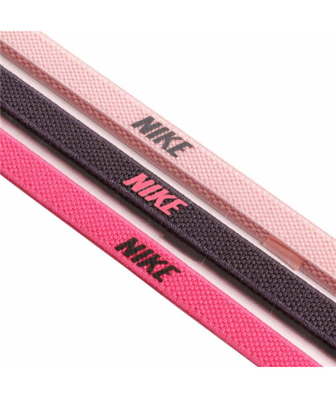 Ruban de pelo fitness Nike Elastic 2.0 Rose