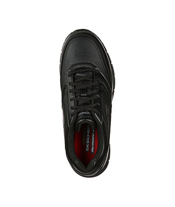 Sapatilhas Skechers Nampa Homem Preto Sintético/Pu