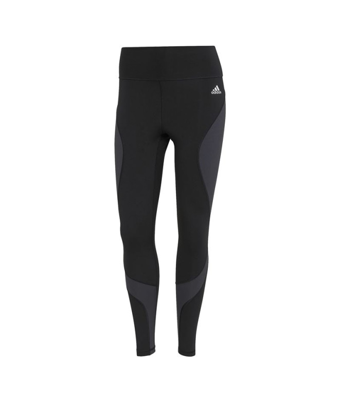 Leggings de fitness adidas 7/8 Essentials Hiit Colorblock Preto para mulher