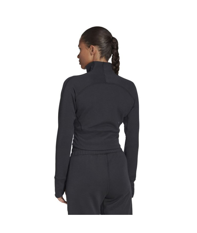 Casaco de ioga adidas Aeroready Studio Preto...