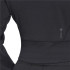 Casaco de ioga adidas Aeroready Studio Preto Casaco de ioga para mulher