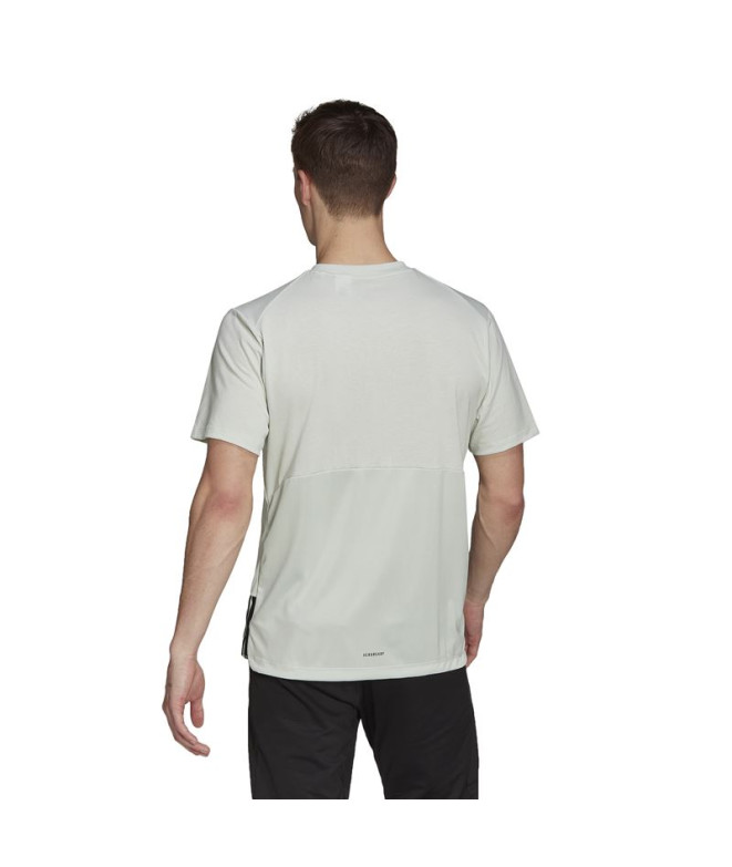 T-shirt de yoga adidas Aeroready blanc Hommes