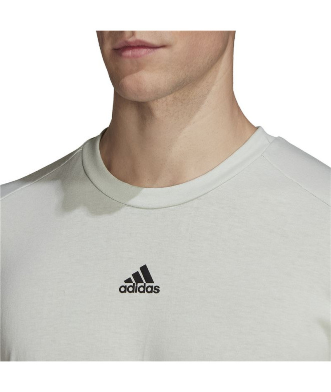 T-shirt de yoga adidas Aeroready blanc Hommes