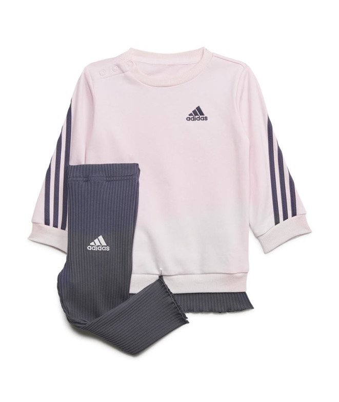 Conjunto adidas Future Icons 3-Stripes Rosa para rapariga