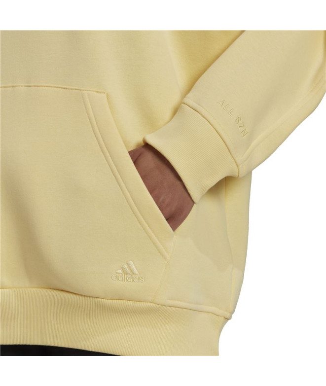 Sweat adidas ALL SZN Polaire Boyfriend jaune Femme