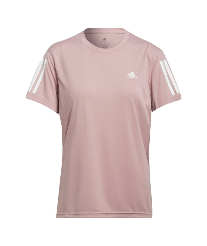 Camiseta de running adidas Own The Run Tee W Pink