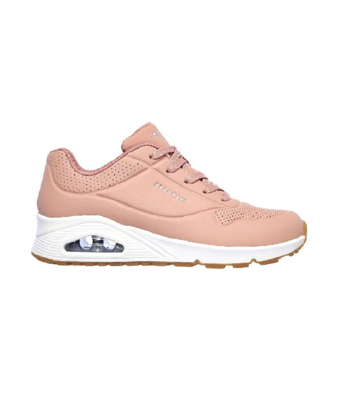 Chaussures Skechers Stand On Air Pink Femme