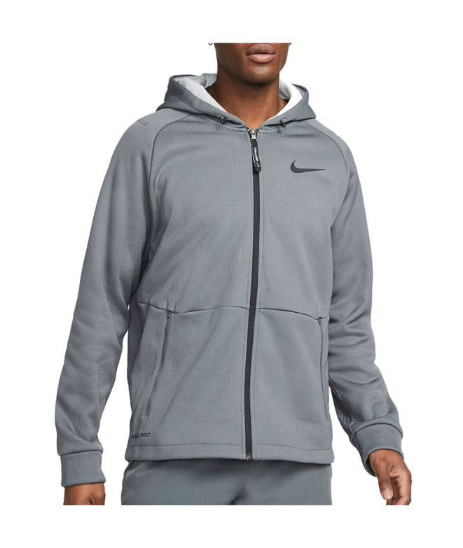 Veste Fitness Nike Pro Therma-Fit gris Homme