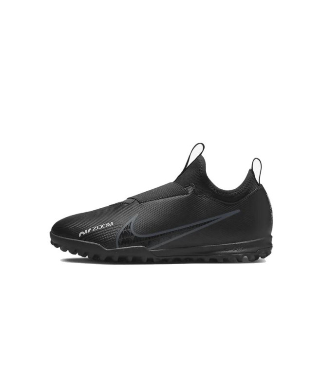 Chaussures de football sala Nike Zoom Mercurial Vapor 15 Academy TF noir Enfant