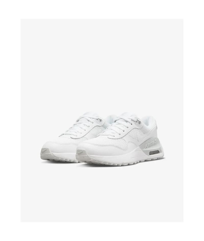 Chaussures Nike Air Max SYSTM blanc Enfant