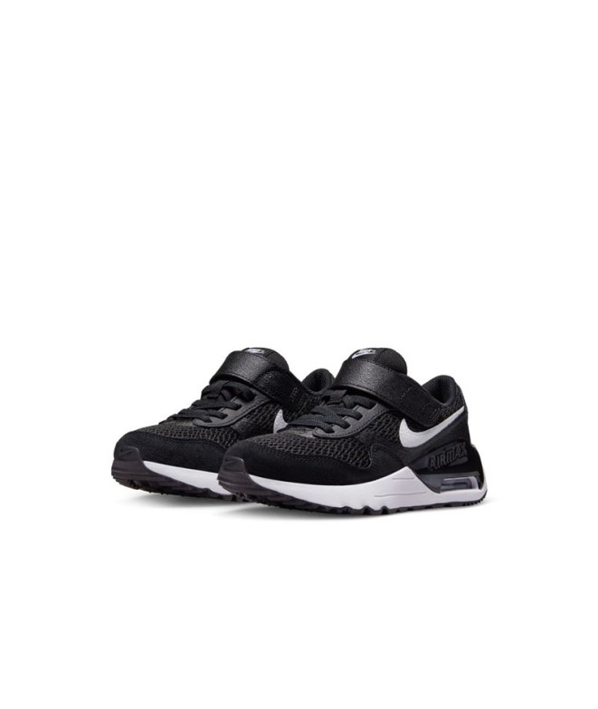 Chaussures Nike Air Max SYSTM noir/blanc Enfant