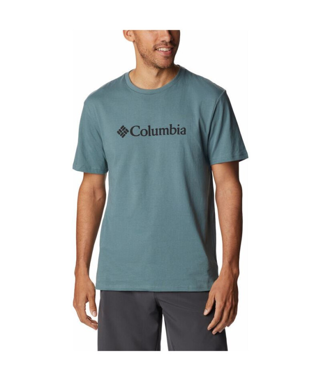 T-Shirt Columbia CSC Basic Logo Blue para homem