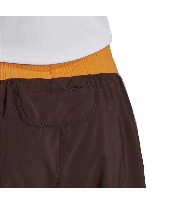 Calças Running adidas Hyperglam Castanho para...