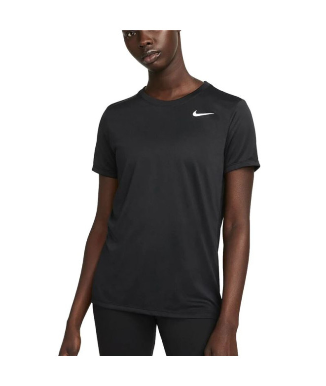 T-shirt Running Nike Dri-FIT preto Mulher