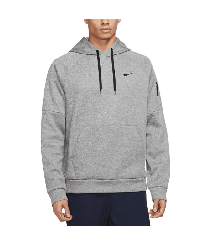 Sudadera de fitness Nike Therma-FIT gris Hombre