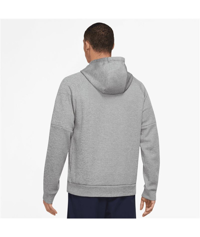 Sweat fitness Nike Therma-FIT gris Hommes