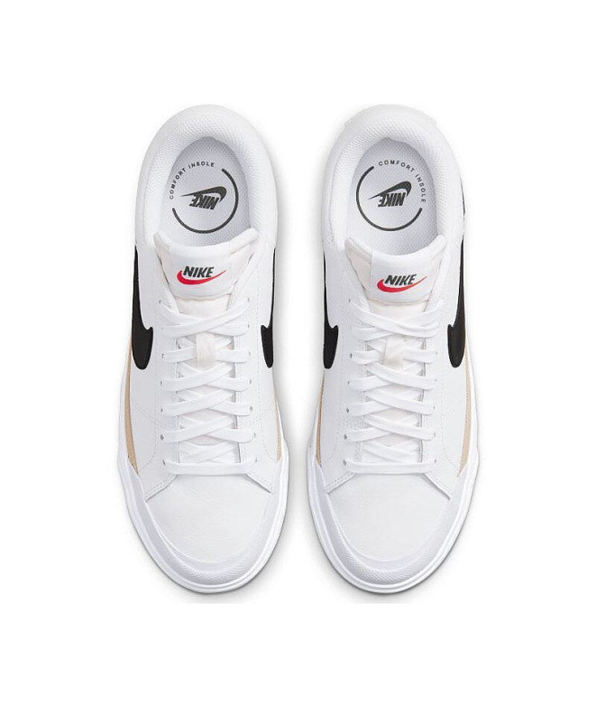 Chaussures Nike Court Legacy Lift blanc Femme