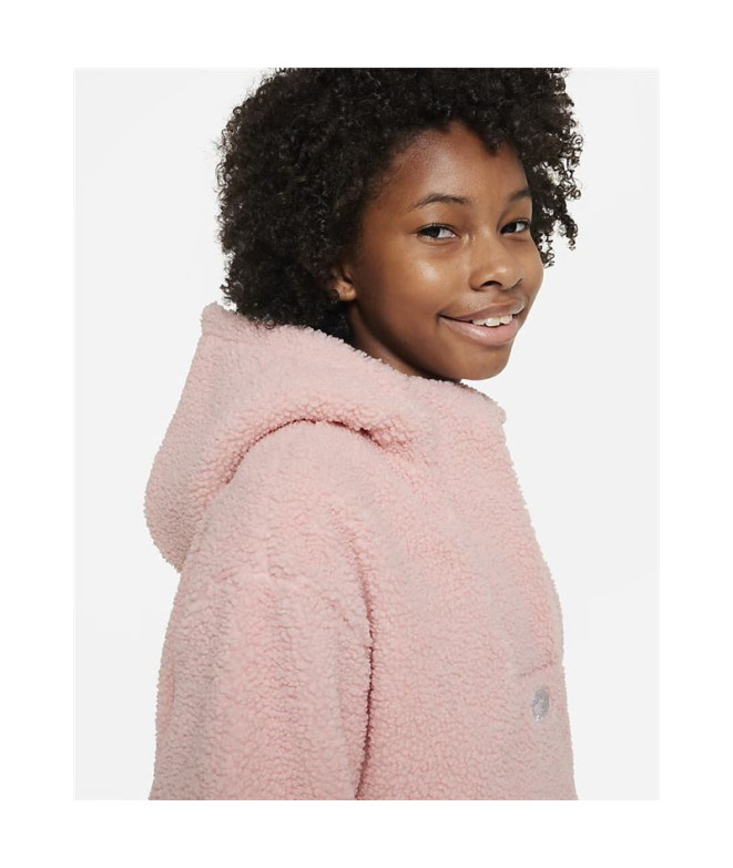 Sudadera Nike Therma-FIT Icon Clash rosa Niña