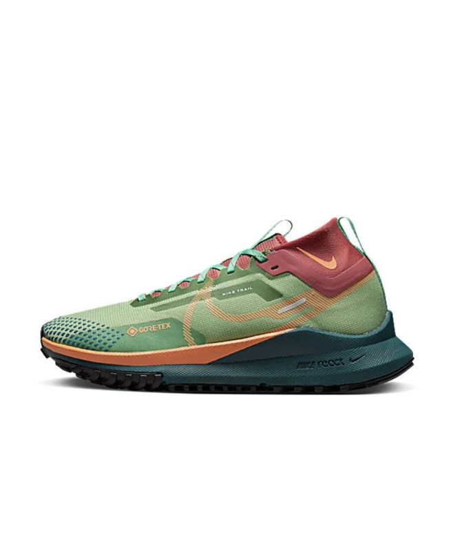 Ténis Running de trail Nike React Pegasus Trail 4 Gore-Tex verde Mulher