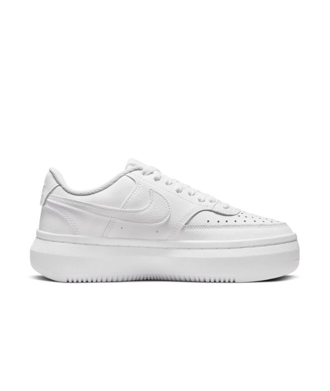 Chaussures Nike Court Vision High Leather White Women's Chaussures