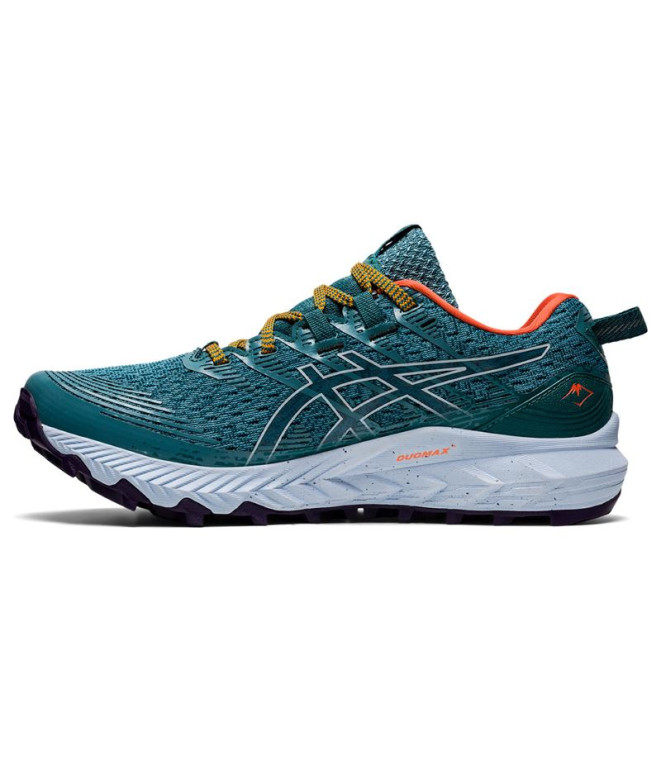 chaussures ASICS Gel-Trabuco 10 Trail Femme Bleu