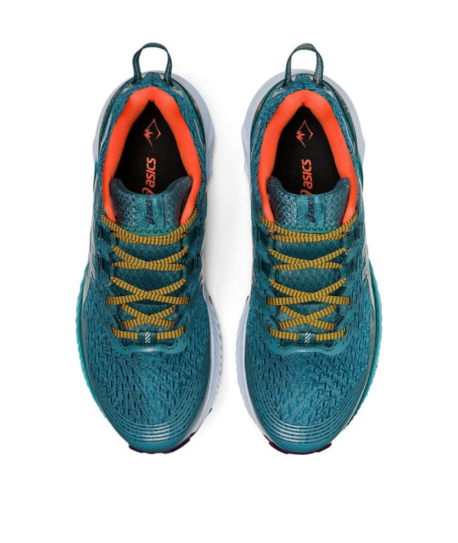 chaussures ASICS Gel-Trabuco 10 Trail Femme Bleu