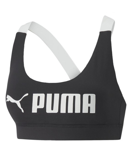 Soutien-gorge de sport Puma Mid Impact Puma Fit pour femmes Soutien-gorge de sport Puma Mid Impact Puma Fit pour femmes
