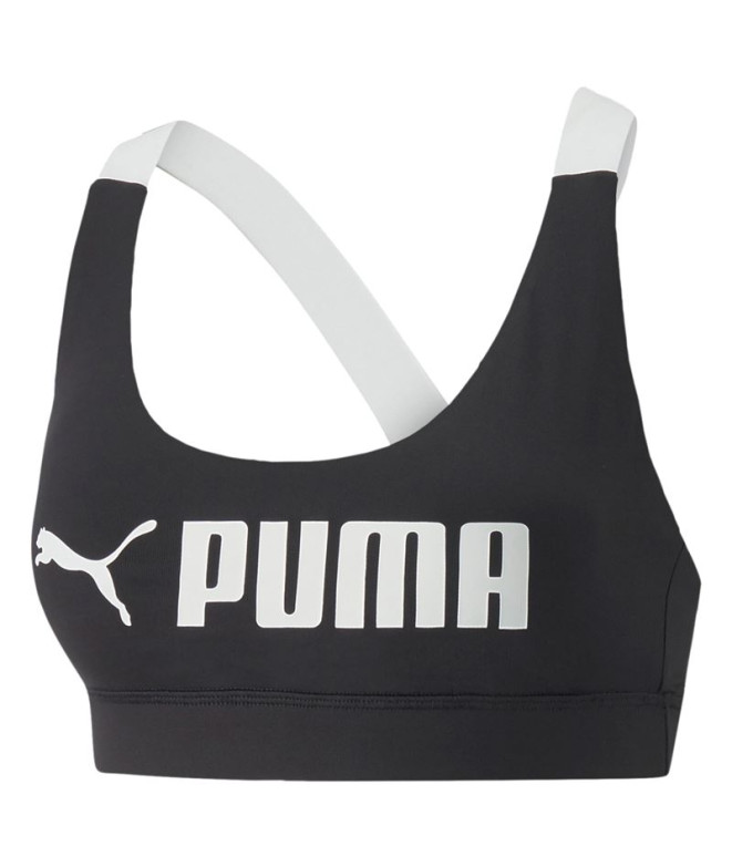 Sujetador deportivo de Fitness Puma Mid Impact...