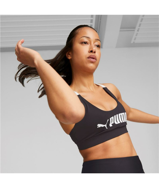 Sujetador deportivo de Fitness Puma Mid Impact...