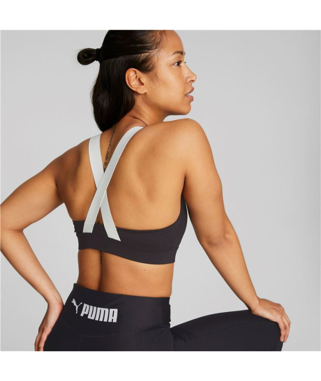 Sujetador deportivo de Fitness Puma Mid Impact...