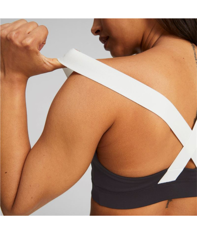 Soutien-gorge de sport Puma Mid Impact Puma Fit...