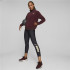 Casaco de fitness Puma Fit Sherpa vermelho vinho para mulher