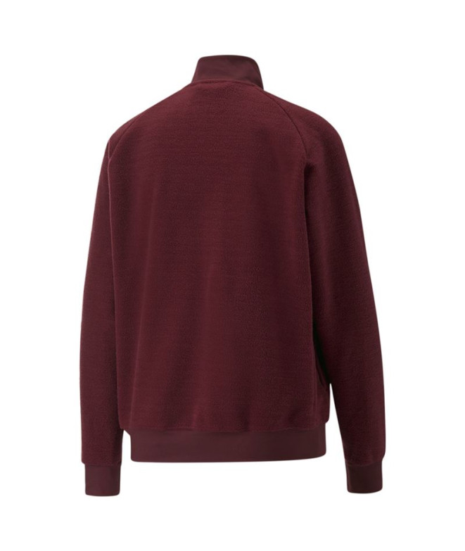 Casaco de fitness Puma Fit Sherpa vermelho...