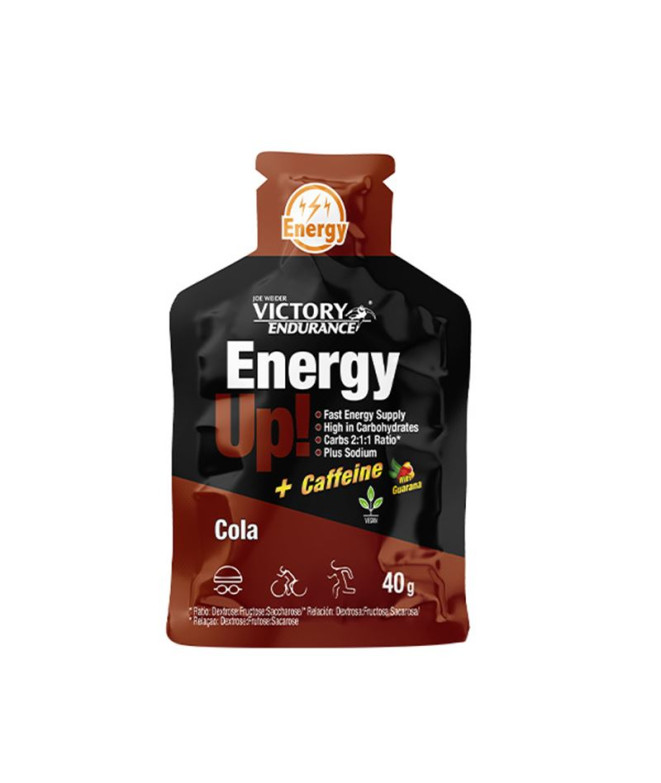 Gel Victory Endurance Energy Up + Cafeina Cola