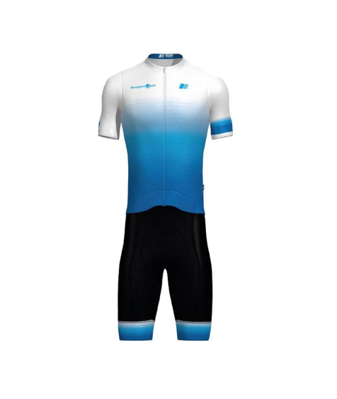 ciclismo Calções Gsport Aero Bib Azul Homem