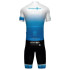 ciclismo Calções Gsport Aero Bib Azul Mulher
