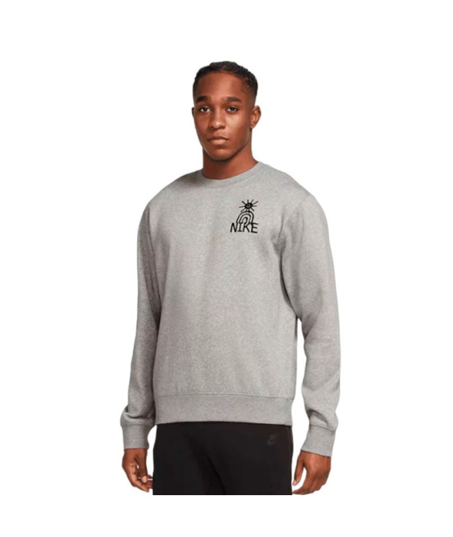 Sweatshirt Nike Sportswear cinzento Homem