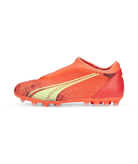 Bottes de football Puma Ultra Match LL MG Coral