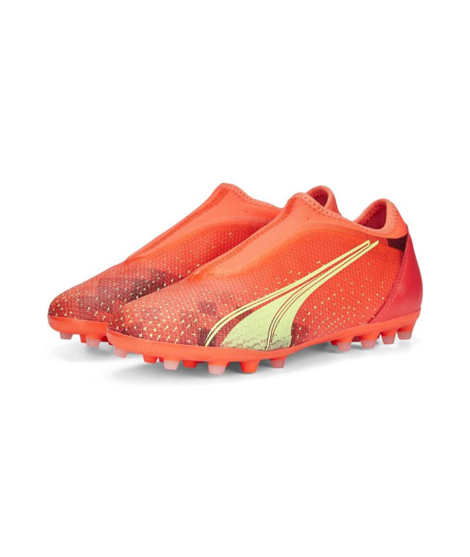 Bottes de football Puma Ultra Match LL MG Coral