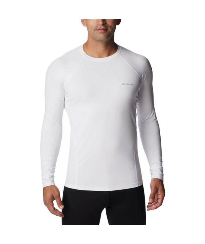 Camisola Columbia Midweight Stretch Mountain T-Shirt branca para homem