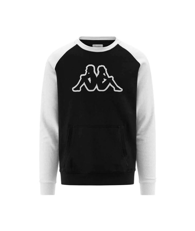 Sweatshirt Kappa Logo Zaimali noir Hommes