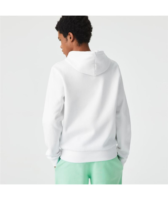 Sweatshirt com capuz Lacoste Sweatshirt branca...