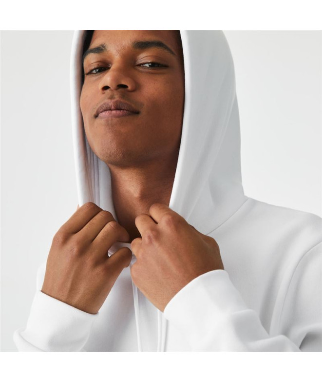 Sweat à capuche Lacoste Sweat blanc Hommes