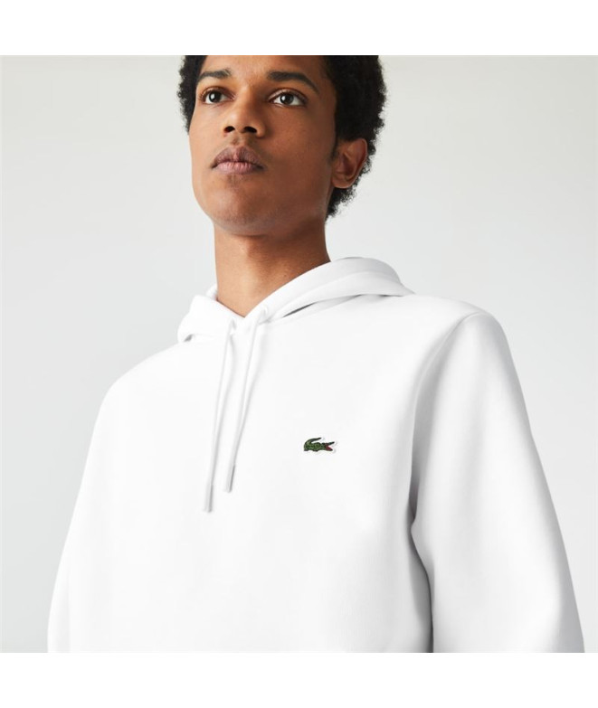 Sweatshirt com capuz Lacoste Sweatshirt branca...