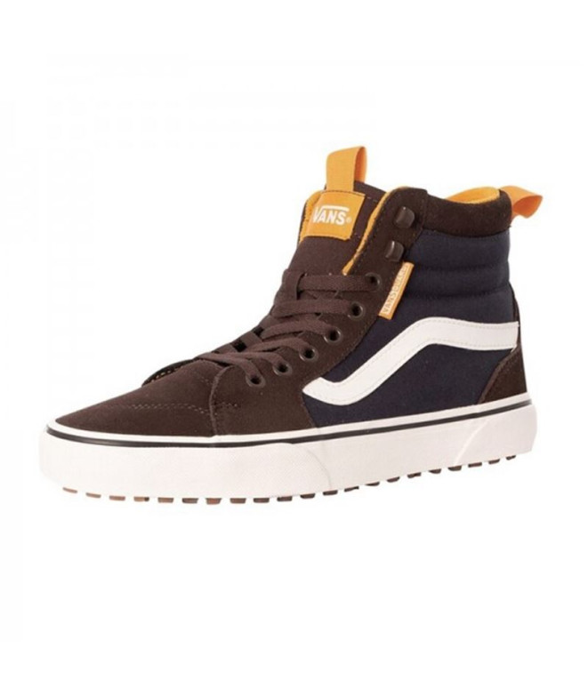 Chaussures Vans Filmore Hi Suede Marron Homme