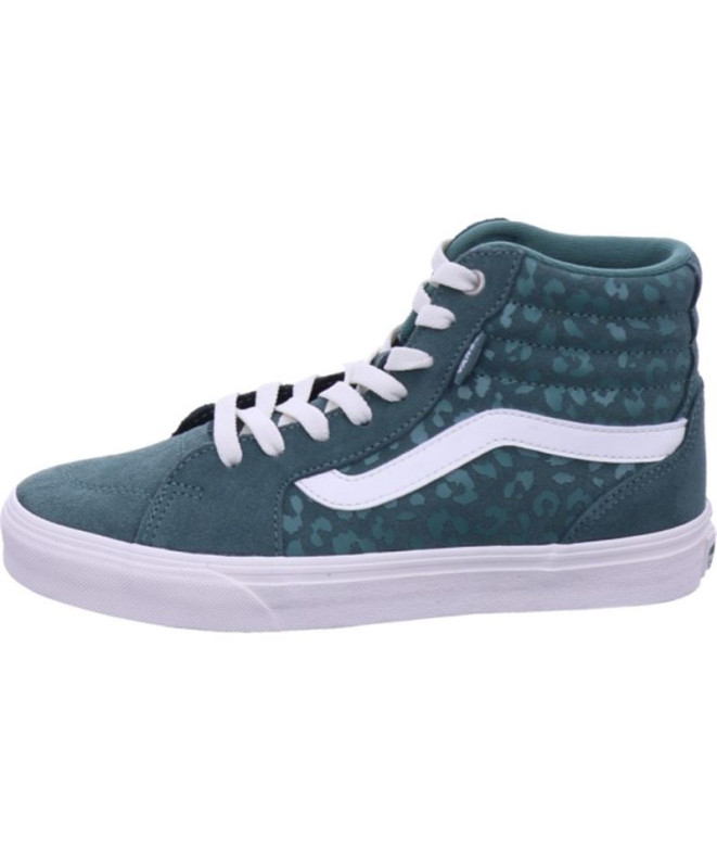 Vans Filmore Hi Sued Green Chaussures pour femmes