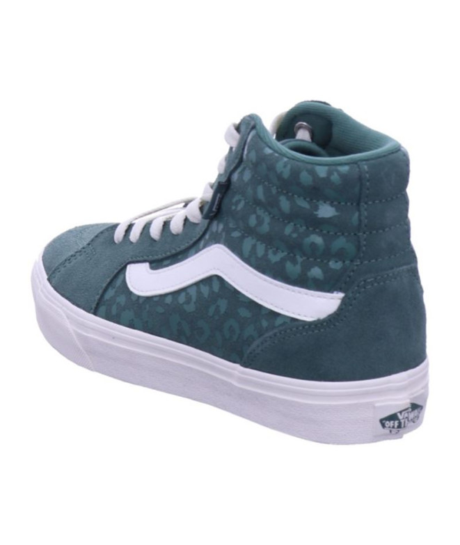 Vans Filmore Hi Sued Green Chaussures pour femmes
